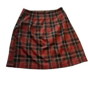 John Galt Plaid Cara Skirt